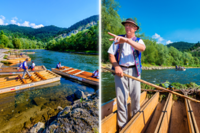Rafting Tour auf dem Dunajec-Fluss