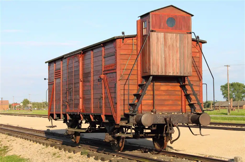 Old train wagon used by Nazis during World War 2