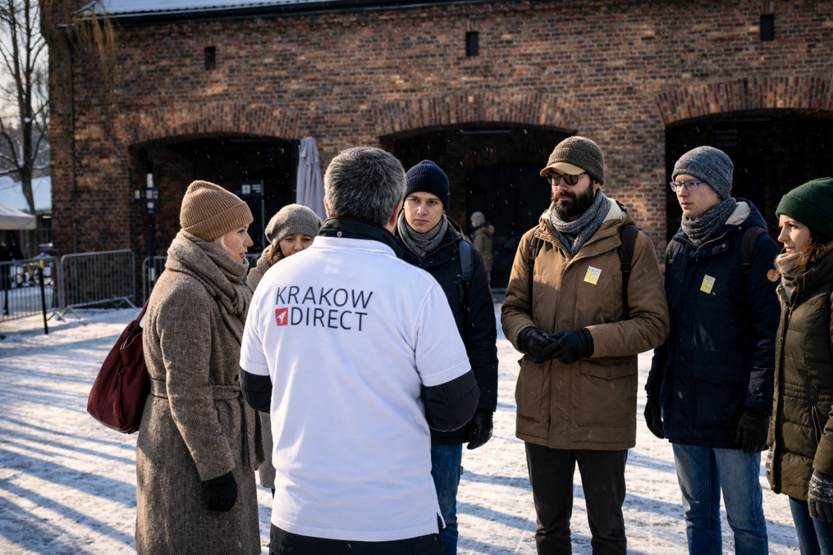 Auschwitz I Guided Tour With Local Guide Guided group at Auschwitz I memorial site